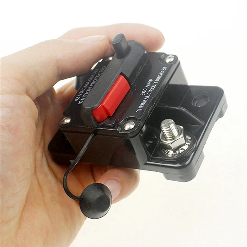 ABMR-AMP Circuit Breaker Dual Battery IP67 Waterproof 12V 24V Fuse Manual Reset Car Circuit Breaker