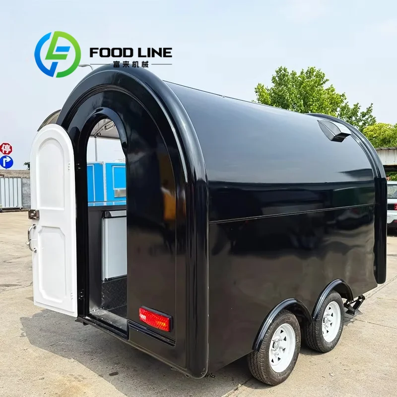 Food Trailer, Commercial Mobile Vending Vehicle For Fried Food, Snack Selling, Perfect For Plaza, Carnival And Outdoor Pop‑Up