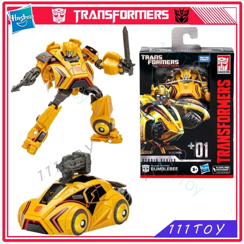 

In Stock Hasbro Transformers Classic Toys Gamer Edition Deluxe SSGE-01 Bumblebee Action Figure Robot Toy Collect Gifts Hobbies