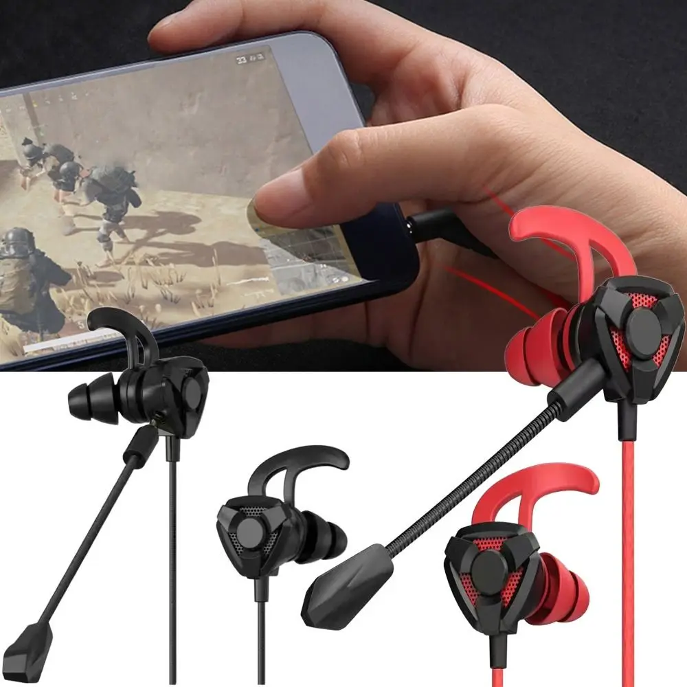 With Mic Gaming Earphones New Universal Multifunctional Gaming Earbuds Professional Durable Wired Earphones Women Men