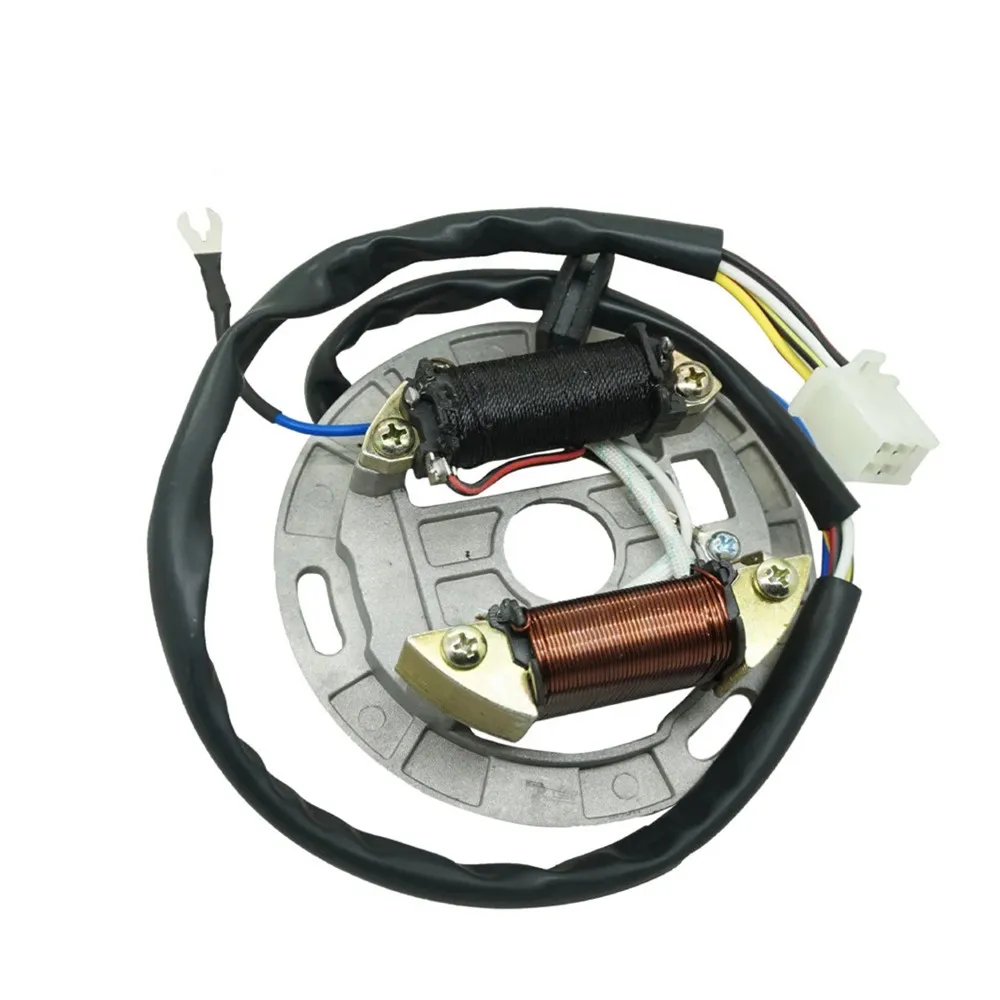 Imagem -03 - Kit Rotor Interno para Motocicleta Estator de Ignição Bobina Magneto com Placa para Suzuki Stroke 100cc ax 100 2t Fr80 Scooter Ax100