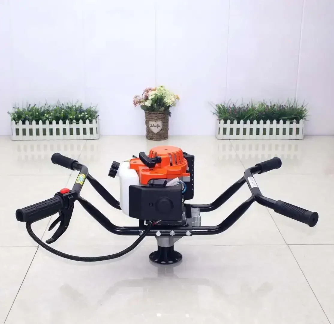 

57cc Double-Person Ground Digging Hole Punching Agricultural Piling Machine Small Planting Fertilizer Applicator Machine
