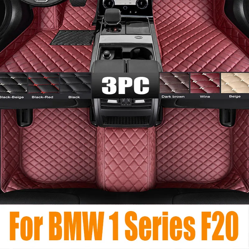 Floor Mat for BMW 1 Series F20 118i 120i M140i M135i 120d 2012~2019 Tray Foot TPE Liner Carpet Pad Custom Cover Rug Accessorie