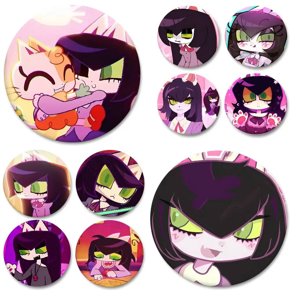 Anime Game Salem Round Badge Creative Brooch Clothing Backpack Accessories Lapel Pin