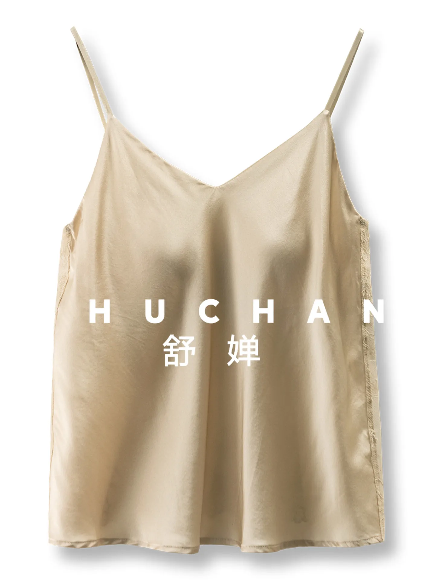 

Sexy Export Penny Natural Silk Chest Pad Lace Sling Vest Women's 96I2 Korean Fashion Clothing Crop Top