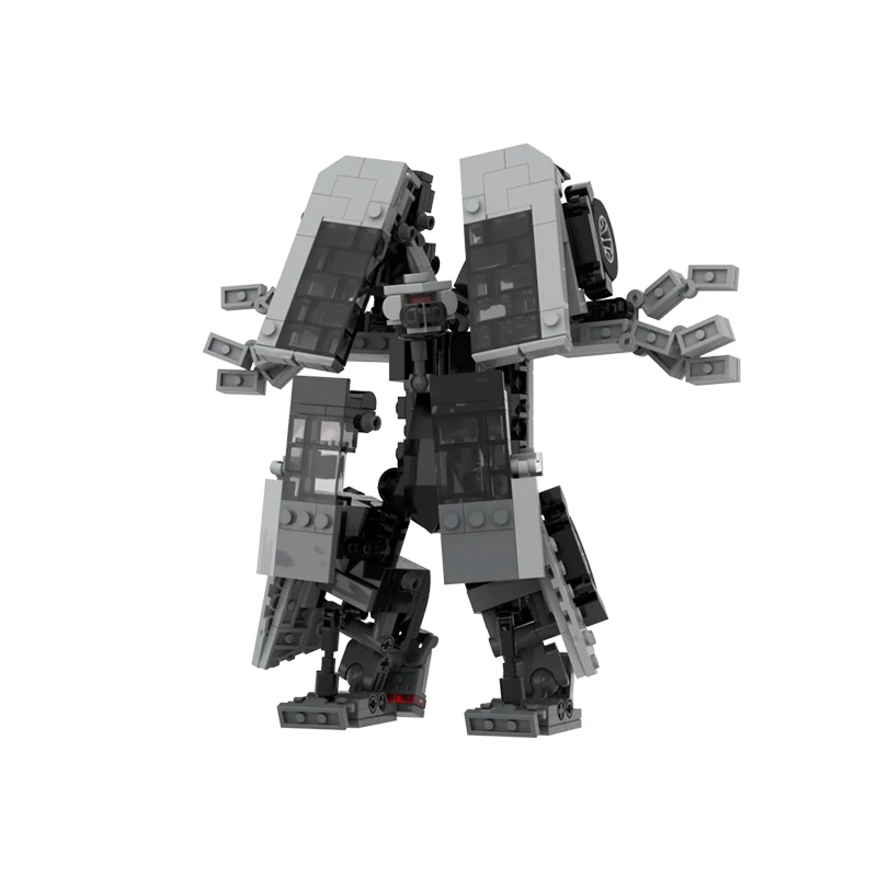 561 個新しい DIY 放電 Cyber​​truck ビルディングブロックアセンブリ変形車ロボット高品質クリエイティブギフトパズル MOC- 219684