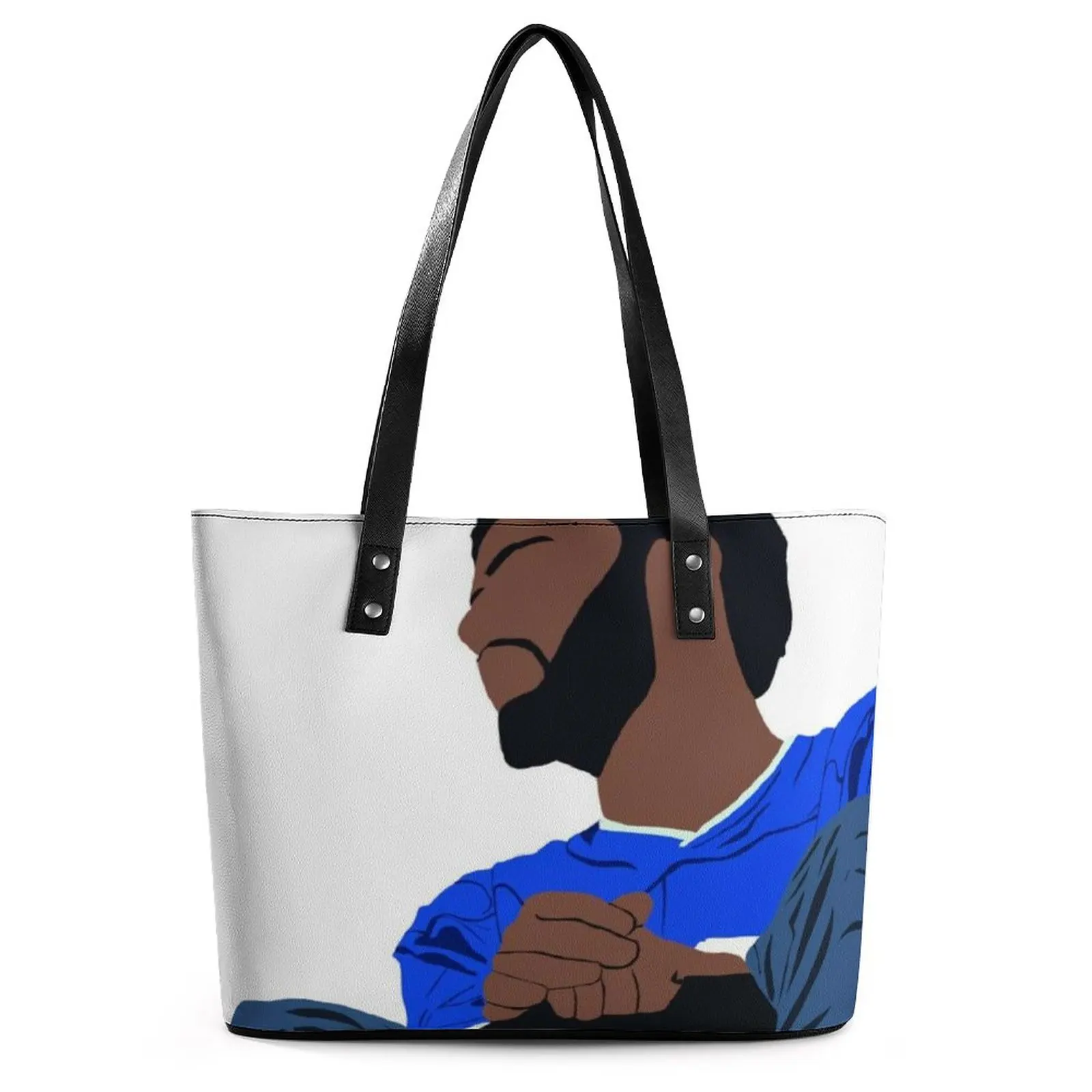 

J Cole 2014 Forest Hills Drive Handbags Singer Composer Lyricist College Tote Bag Casual Shoulder Bag Print Handle Hand Bags