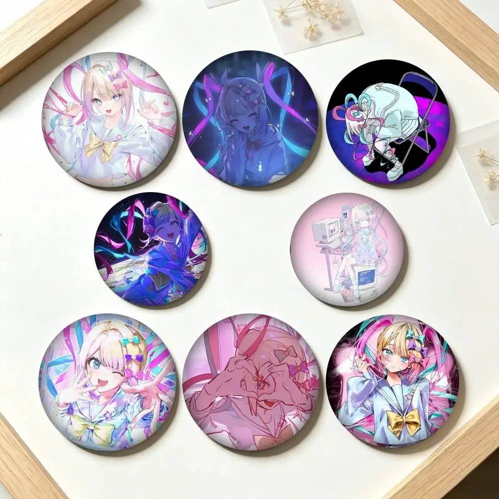 K-KAngel Needy Streamer Overload 25mm 32mm 44mm 58mm 75mm Brooches Badges Pins for Accessories Gift