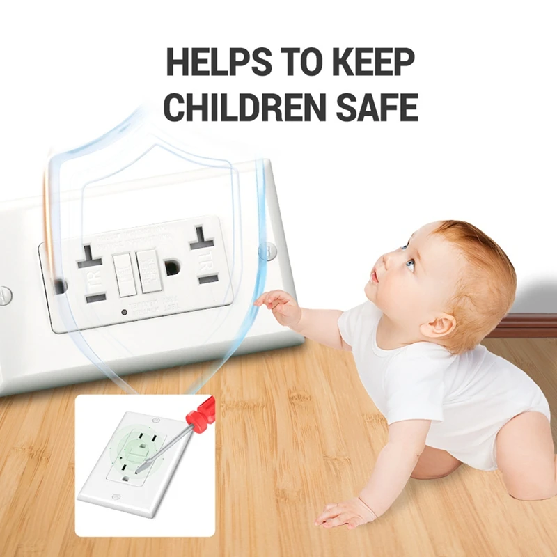 GFCI Outlet 20A, GFI Electrical Receptacle With LED Indicator, 20A Tamper-Resistant Ground Fault Circuit Interrupter