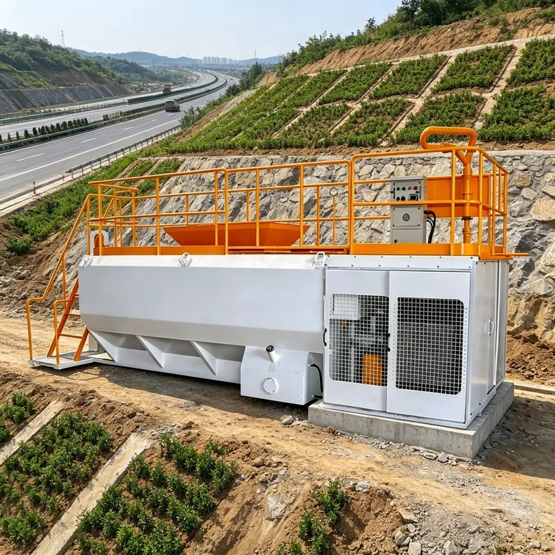 Hydroseeding Machine Mini Grass Seed Spraying Machine Hydroseeding Tiny Yard Seeder Mulch For Landscape Renovation