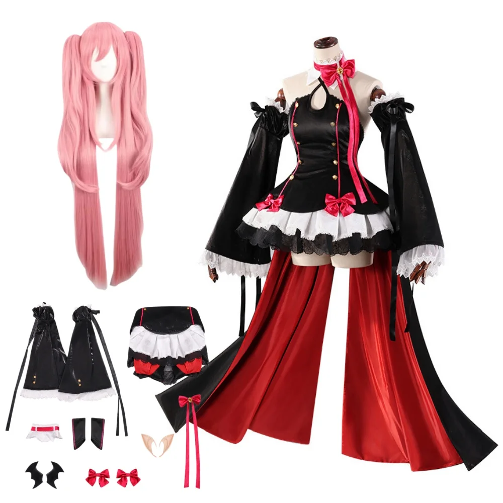 Anime Krul Tepes Cosplay Seraph Of The End Kostüm Perücke