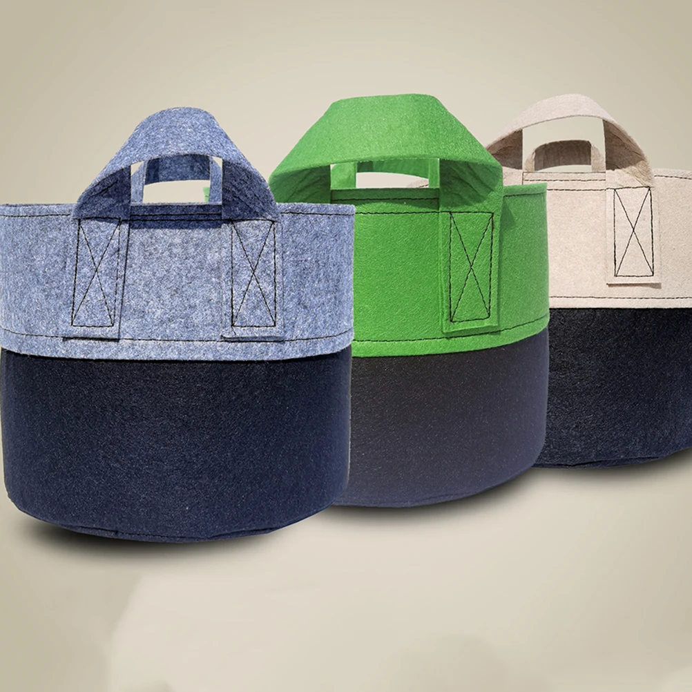 

Durable Fabric Planting for Vegetables Fruits Potatoes Grow Bags with Water Absorption Breathable Plant Nursery Bags for Garden