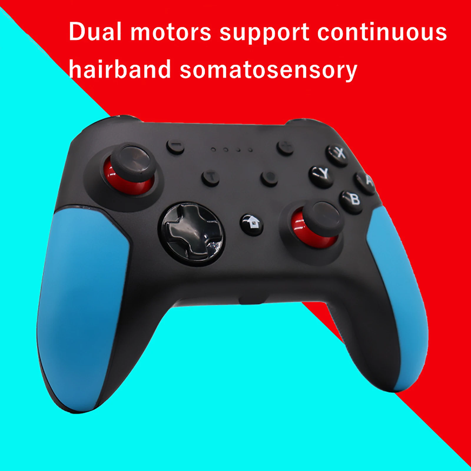 SD-16 Switch Pro Wireless Bluetooth Gamepad Blue Switch Controller Low latency Long life Multi-device Compatibility