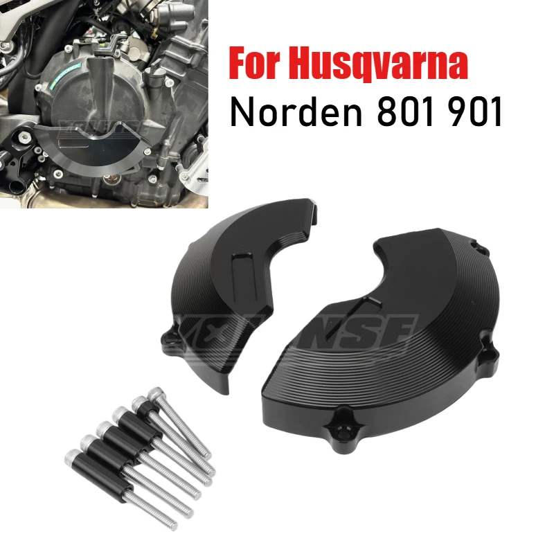 

Защитный кожух двигателя с ЧПУ, слайдеры, краш-пады для мотоциклов Husqvarna 801 901 Norden 801 901, аксессуары для мотоциклов