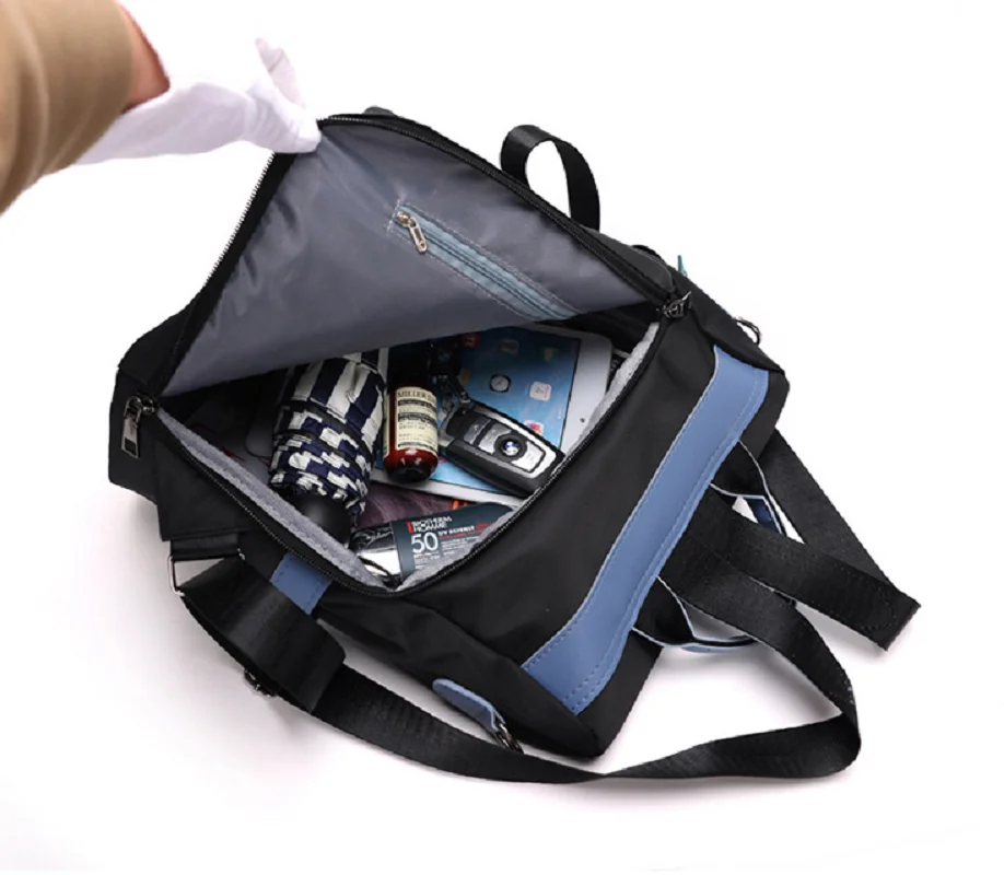 Korean New Women Large Capacity Waterproof Nylon Backpack Fashion Anti Theft Travel Shoulder Bags Notebook Laptop School Bag
