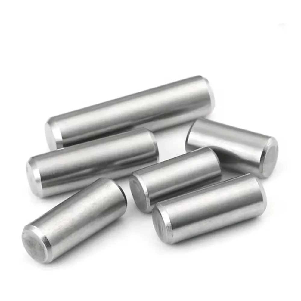Pasador de localización cilíndrico M10 M12, pasadores de bloqueo de eje fijo de Metal de acero inoxidable 304, barra redonda, varilla sólida L = 16/20/25/30-100mm