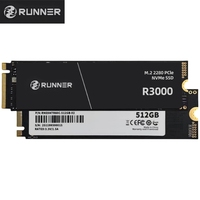 RUNNER R3000 512GB PCIe Gen3x4 NVMe M.2 SSD, up to 3000MB/s - Support SLC cache dynamic caching