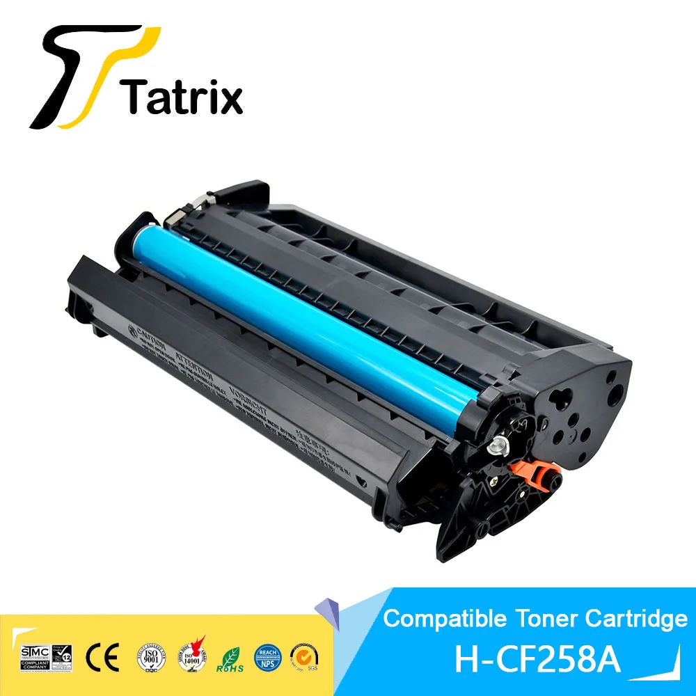 Imagem -02 - Tatrix-cf 258a Cf258a 58a Premium Compatível Laser Cartucho de Toner Preto para hp Laserjet Pro M404n 404dn