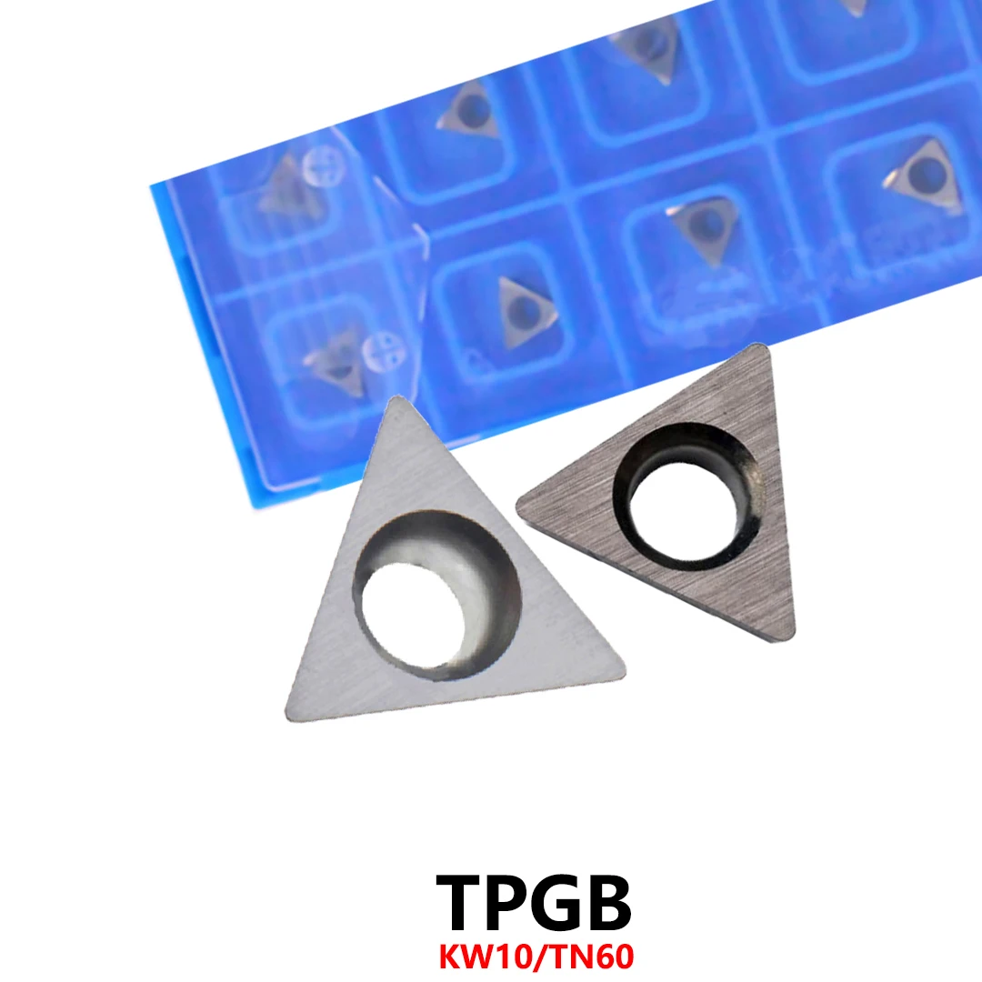 

Оригинальный TPGB080204 TPGB090204 TPGB110304 TPGB110308 TPGB160304 KW10 TN60 Твердосплавные вставки Лезвия с ЧПУ Держатель инструментов TPGB 080204