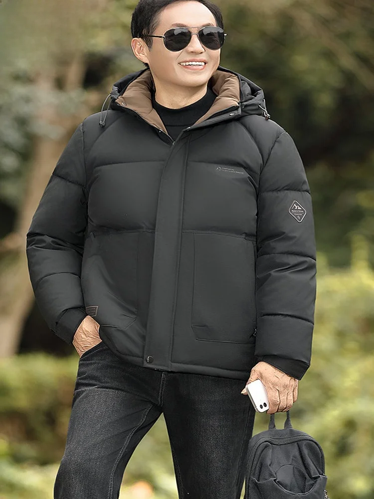 

Зимнее пальто Thiened для мужчин среднего возраста, теплое хлопковое пальто иpa Sle, подходит для длинной свечи, цвет на молнии