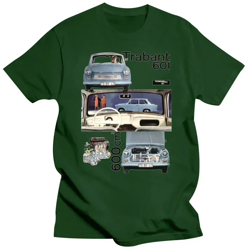 T-Shirt 2024 Fashion Men T-SHIRT MAGLIA GERMANIA EST COMUNISMO TRABANT AUTO VINTAGE DDR oversized casual streetwear Summer Male