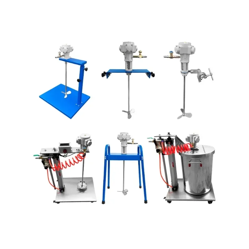 50 gallon horizontal plate clamp industrial explosion-proof pneumatic mixer, paint, ink chemical mixer customized