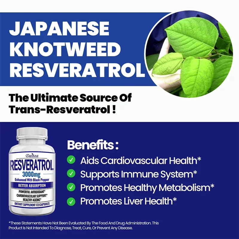 Resveratrol-健康と心の健康のための補助品