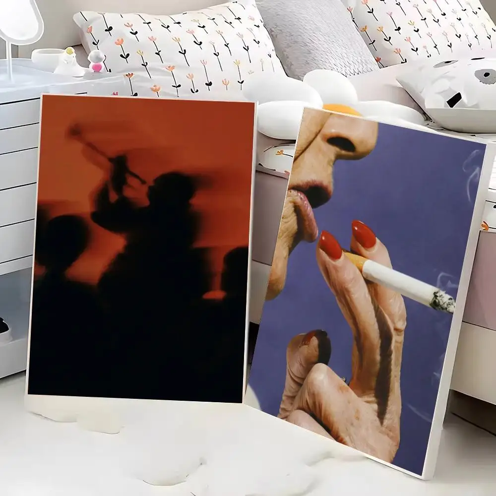 Póster de Francesco Gioia Red Jazz estilo Japandi, arte de pared estético moderno, regalo de decoración para el hogar y el dormitorio