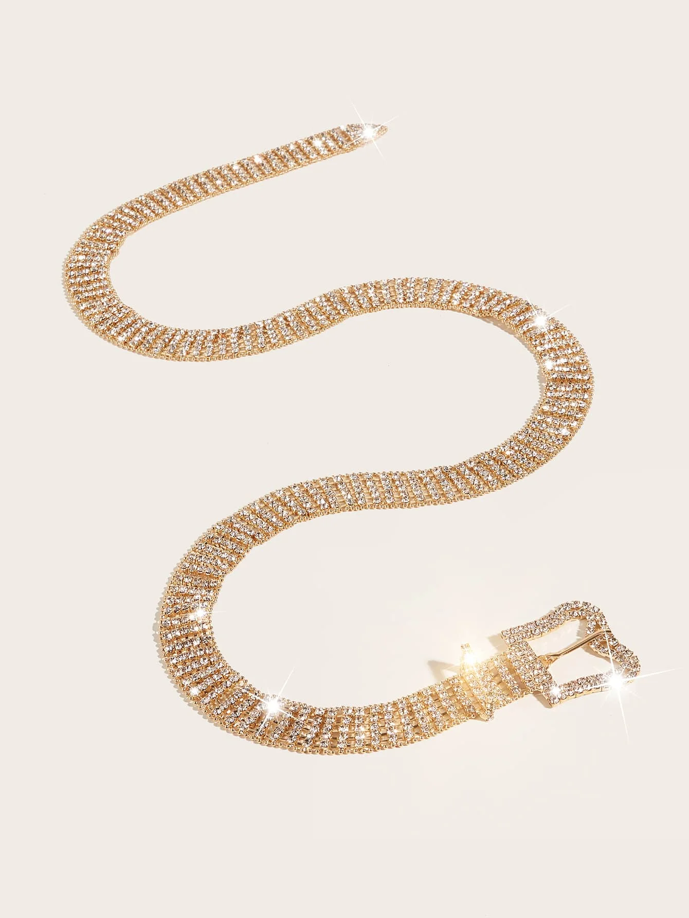 HERSHINE 1-piece women's fashion belt with butterfly buckle and rhinestones, an elegant accessory for jeans，spring，summer