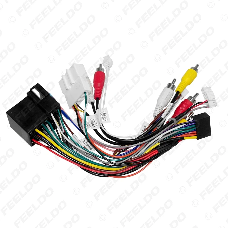 Car 16pin Audio Wiring Harness For KIA Sportage 3/Sorento/Sportage R Hyundai Riona