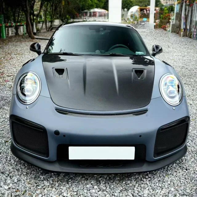 For 991 GT2 RS Rear Body Kit and Car Grille Accessories Front Bumper Upgrade for 911 Carrera 991.1 991.2 GT2 RS Cars 3
