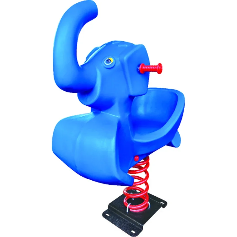 Peralatan bermain ayunan pegas plastik luar ruangan peralatan bermain kuda luar ruangan mainan pengendara pegas taman bermain untuk dijual