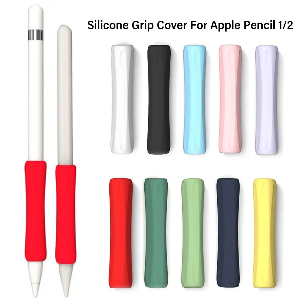 For iPad iPencil Diamond Hock-proof Touch Screen Pen Grip Case Silicone Protective Sleeve Stylus Pen Cover For Apple Pencil 1/2