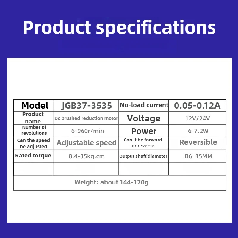 37-3535 miniature DC motor 12v24v960rpm interval speed regulation slow metal gear deceleration bass mute reversible small motor