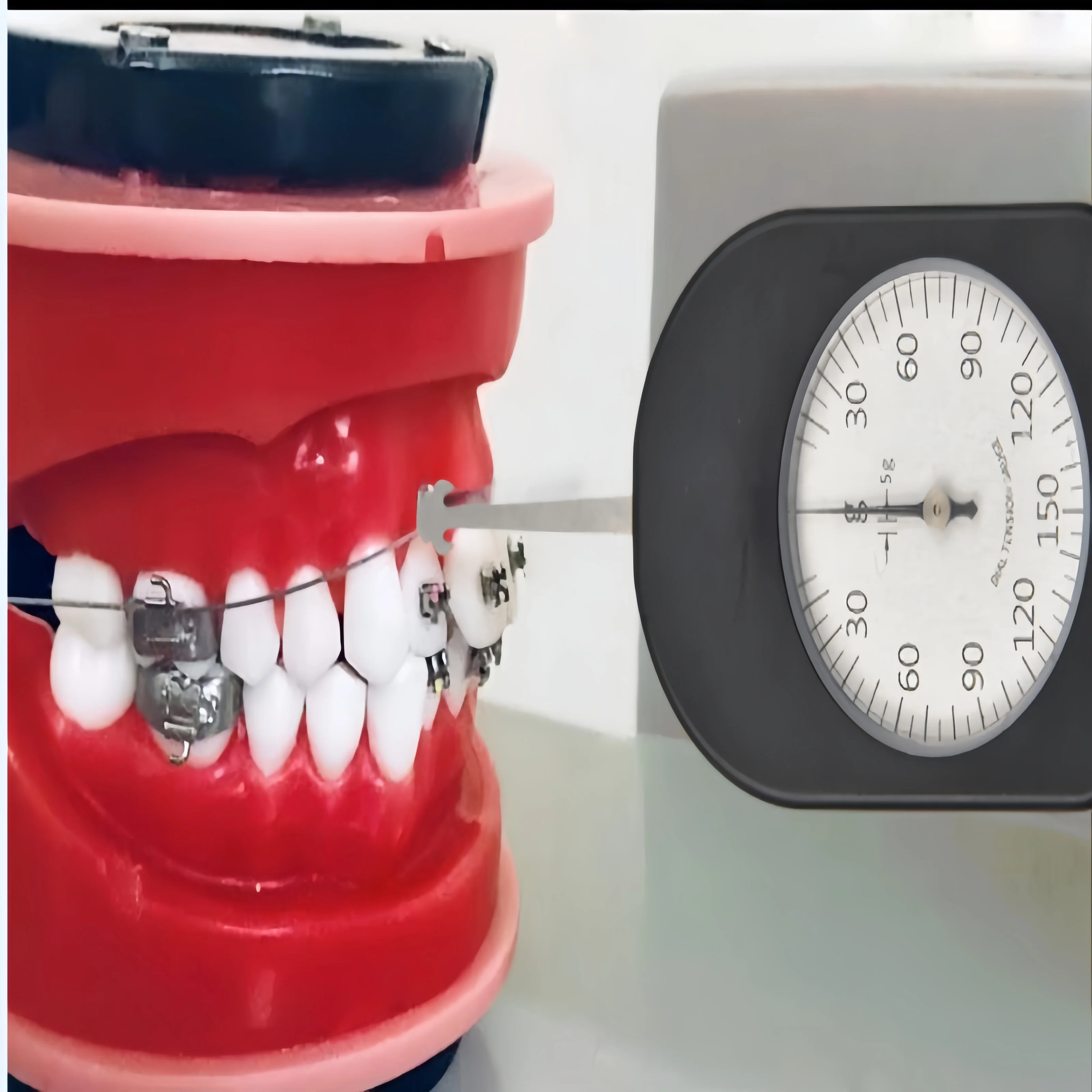 ALIYIQI Tensiometro ATLG1 مؤشر واحد طرف الأسنان Tensiometro الطلب التوتر متر تقويم الأسنان دينامومتر مؤشر قوة أدوات