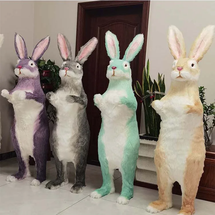 Festive Easter decoration fleece toy animal pet real person
