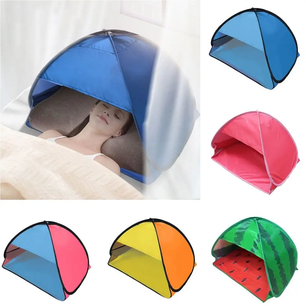 Portable Beach Tent UV Protection Easy Setup Mini Head Pop Up Tent Breathable Waterproof Instant Sun Protection Canopy Camping