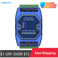 RS485 Hubs Photoelectric Isolation Industrial DC 8-28 V CDEBYTE E810-R Series ESD Protection Power and Signal Isolation