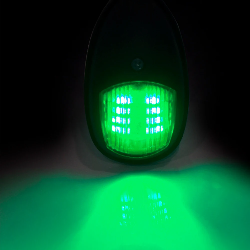 

2pcs Led Boat Navigation Lights Marine Bow Stern Running Signal Lamp Waterproof High Visibility Yacht Pontoon Boat Accessories