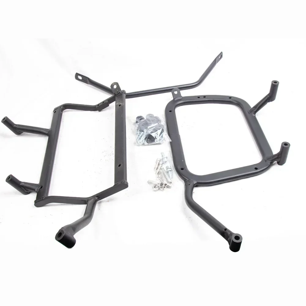 Carbon Steel Motorcycle Bracket Side Panniers Rack Trunk Frame Panniers Rack Saddlebag Bracket for CFMOTO 800MT