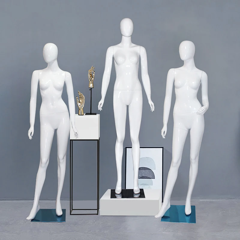 Gold black white model new type gold mannequin full body sexy manikin standing female mannequin for display