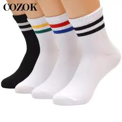 5 Pairs Winter Comfort Cotton Socks Stylish Casual White Womens Breathable Short Blend Elastic Warm Wear Resistant Lady Thermal