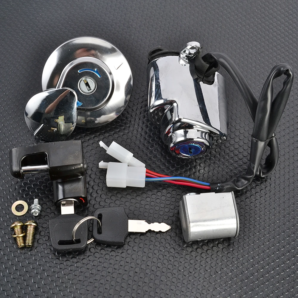 Ignition Switch Seat Lock Key Fuel Gas Cap For Honda VT750C Shadow Aero 2008 2009 VT750C2F Shadow Spirit 2007 2008 2009