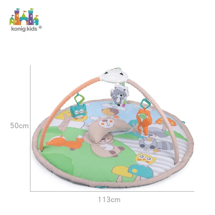 Konig kids Musical Playgym Carpet With Music And Projection Children Soft Baby Play Mats