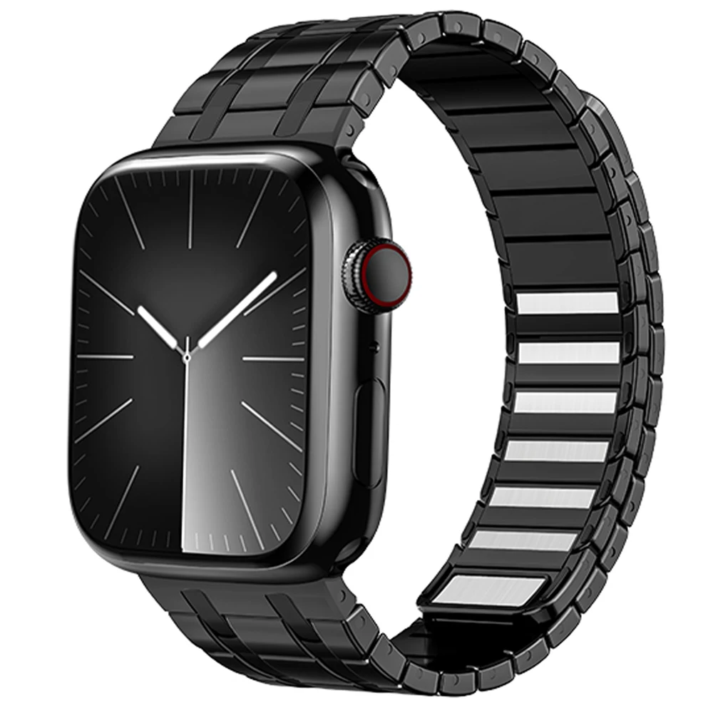 Bracciale in titanio di lusso per Apple Watch Ultra 2 49mm 9 8 7 45mm 42mm 44mm cinturino da uomo per Iwatch Series se 6 5 4 3 cinturino