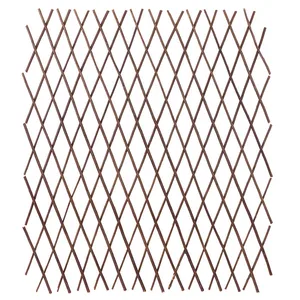 خزانة تقسيم السياج الخشبية الصلبة المرنة ، حديقة خارجية ، فناء ، زخرفة جدار الشرفة ، تسلق مصبغة العريشة أفضل 12 مبيعات فواصل الحدائق - رقم 2