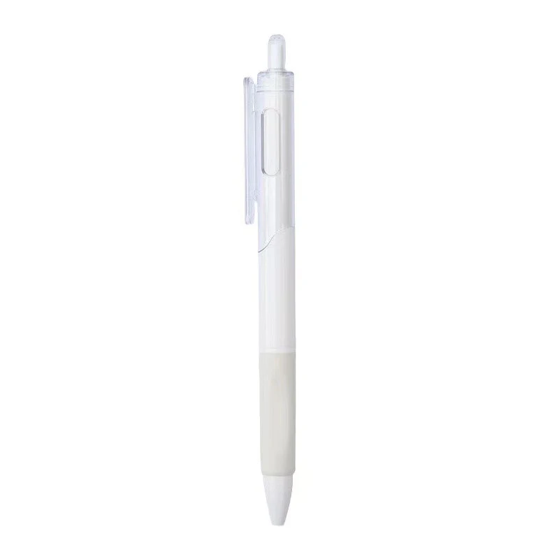 Smooth Press Canetas Esferográficas, Caneta Gel de Secagem Rápida, Canetas Pretas, Papelaria de Escritório, Material Escolar, Ins, 0,5mm, 1 Pc, 5 Pcs