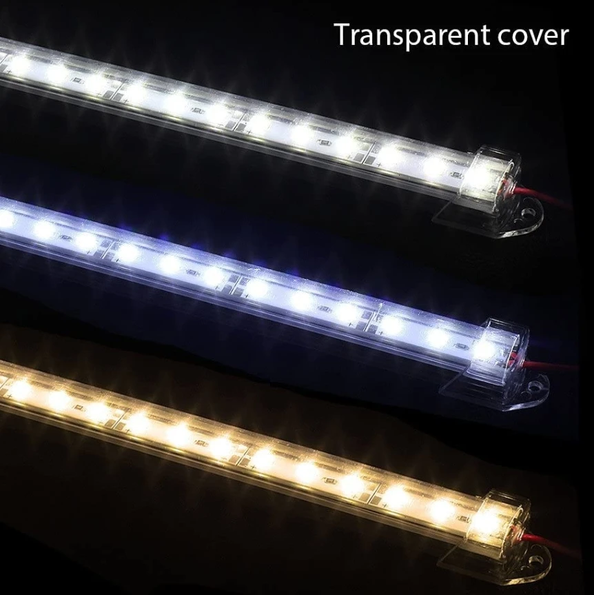 

DC12V 25cm 50cm LED Bar Light SMD 5054 LED Rigid Light Dimmable for Kitchen Under Cabinet 18leds 36leds LED Light Bar Warm White