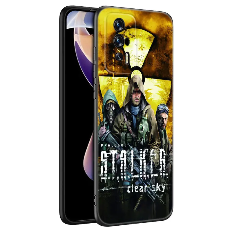 Stalker Clear Sky Black Case For Xiaomi Redmi 11 Prime 11A 12C 13C A1 A2 Plus A3 12 4G 10 13R 5G 9A 10A 9C 10C 9i 12R Note 9T