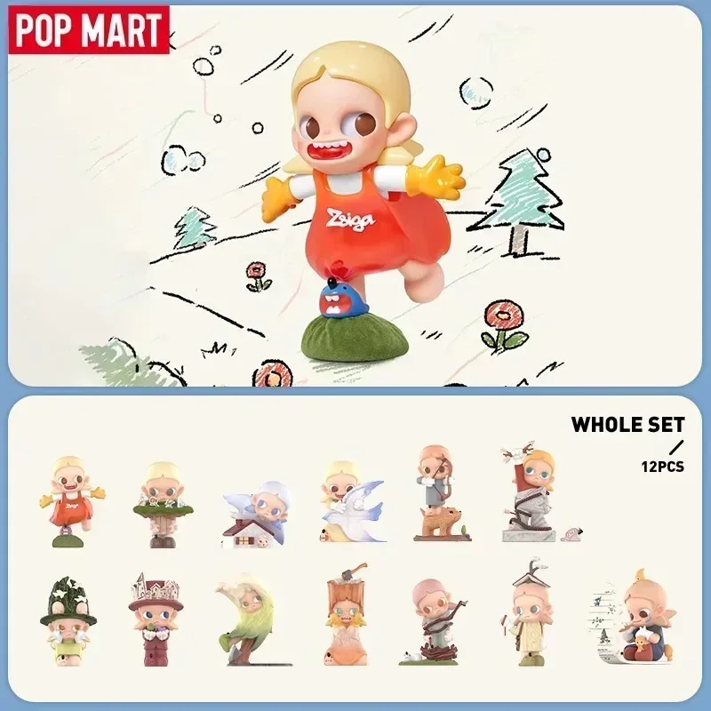 

POP MART Zsiga Borderline Drifter Series слепая коробка Mystery Box Guess Bag игрушки кукла милая аниме фигурка настольный орнамент коллекция
